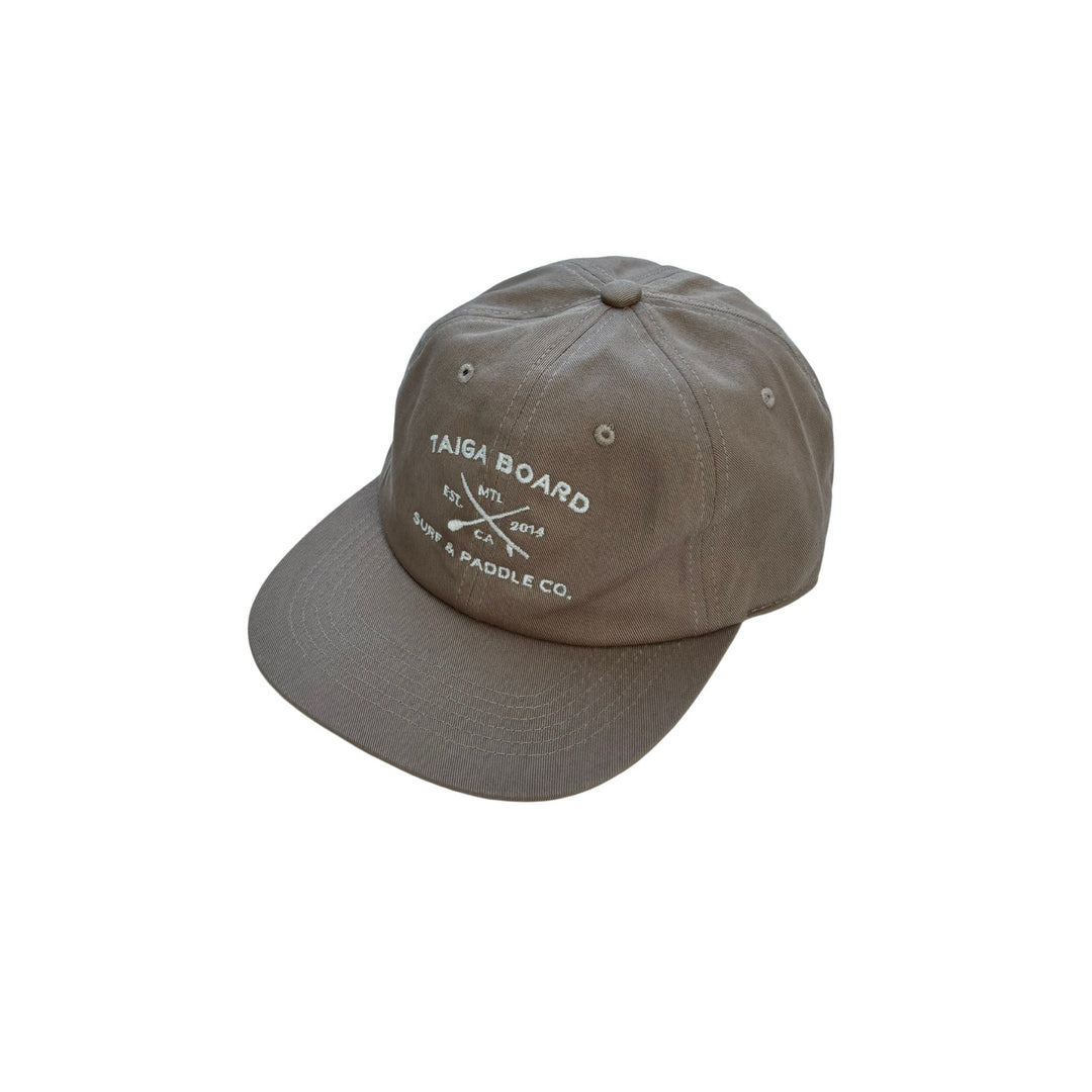 Side View of the Dad Hat Surf & Paddle By TAIGA - Khaki