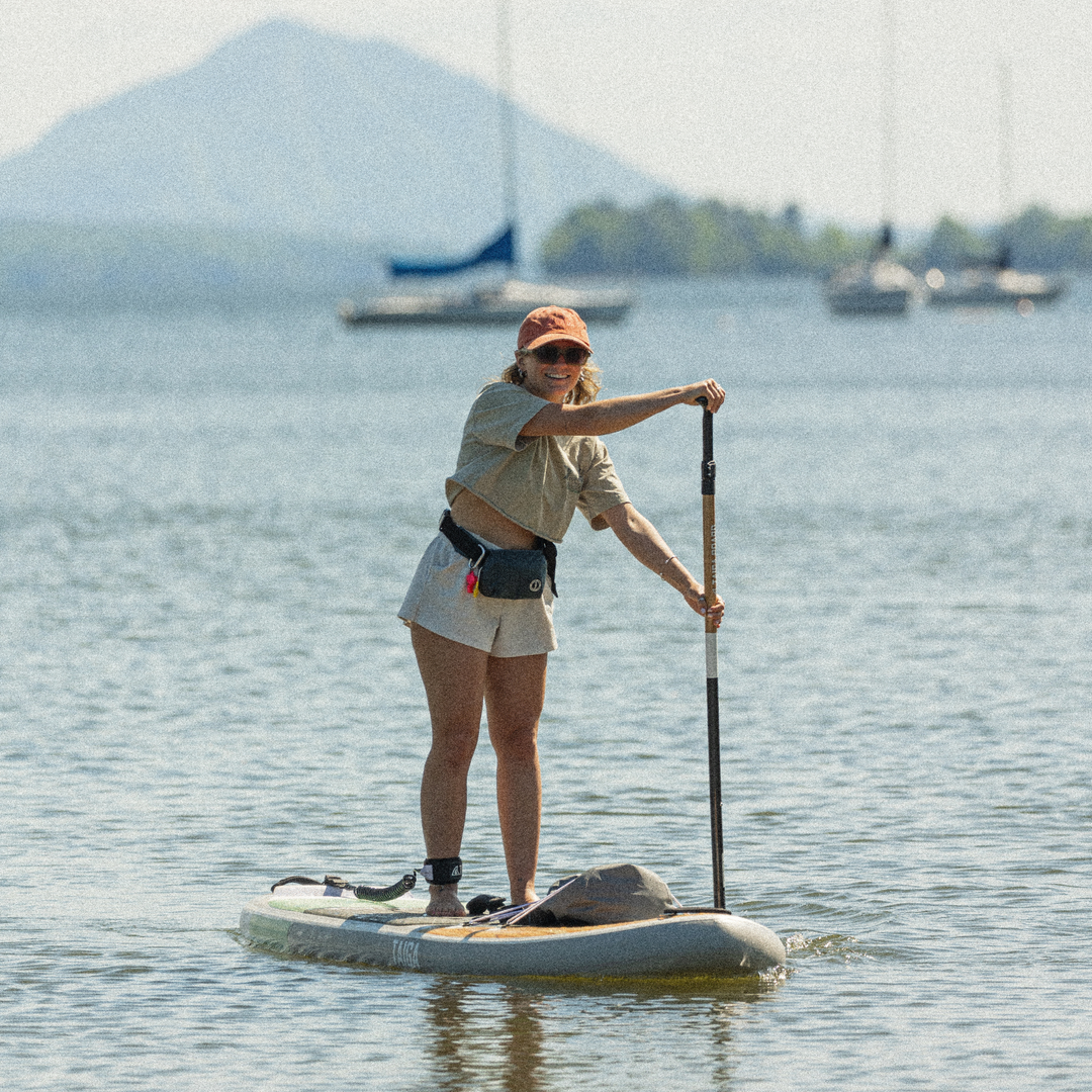 Paddler wearing Baseball Cap by TAIGA BOARD in Orange