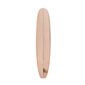 Back View of The Longboard Surf Board in The Rosé Color