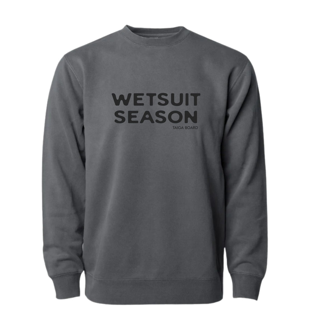 CREWNECK WASHED - WETSUIT SEASON - Taiga Board