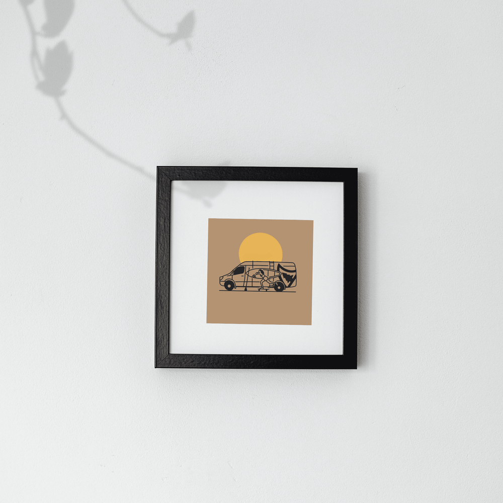 SUN RIDER - PRINT - Taiga Board