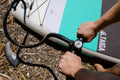 MANUAL PUMP FOR INFLATABLE PADDLE BOARD (Double action) - HP2