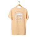 Back view of the House of Swell T-Shirt - Peach