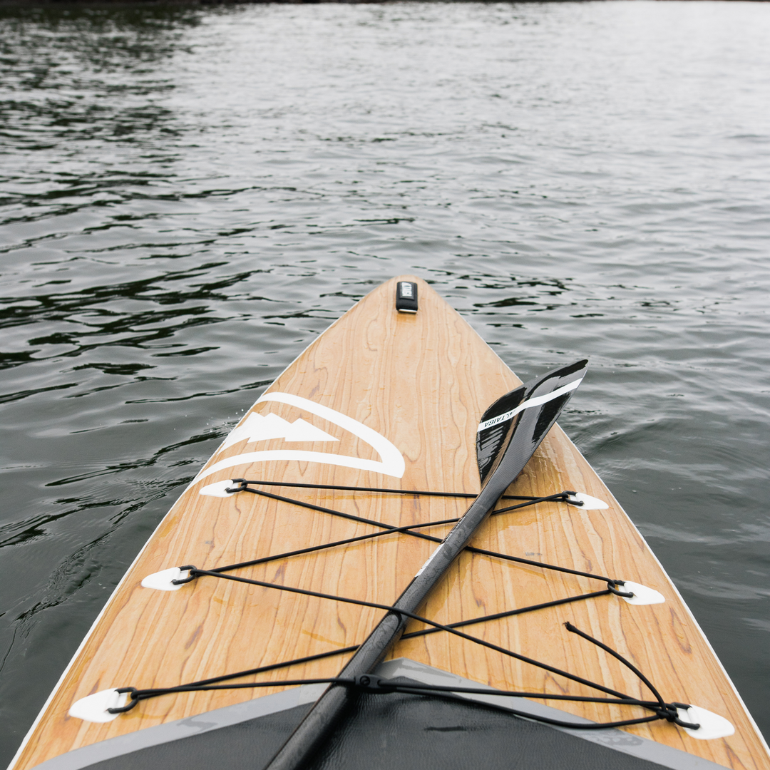 All Carbon Black Paddle by TAIGA with the Kazuzu Air 12'6