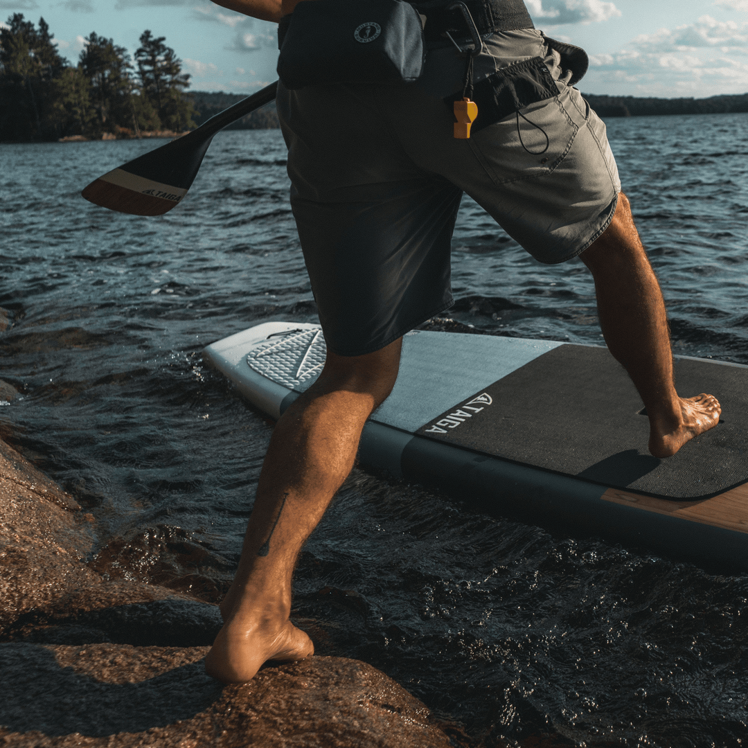 DIAMOND PADDLE - WOOD CARBON 12k - Fix 1 piece - Taiga Board