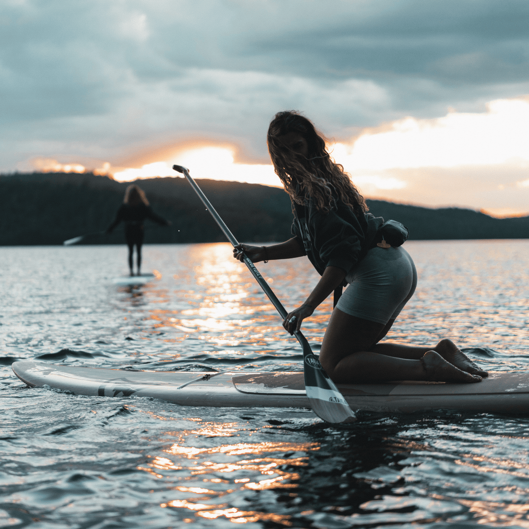 DIAMOND PADDLE - WOOD CARBON 12k - Fix 1 piece - Taiga Board