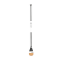 DIAMOND PADDLE - WOOD CARBON 12k - Fix 1 piece - Taiga Board