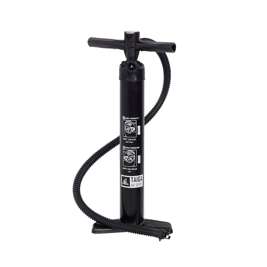 MANUAL PUMP FOR INFLATABLE PADDLE BOARD (Double action) - HP2 - Taiga Board