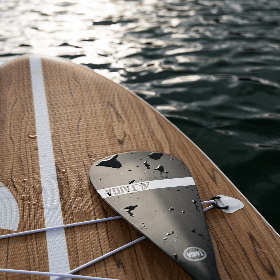 PERFORMANCE PADDLE CARBON BLACK - NANO ZIP AIR EDITION - Adjustable 5 pieces - Taiga Board